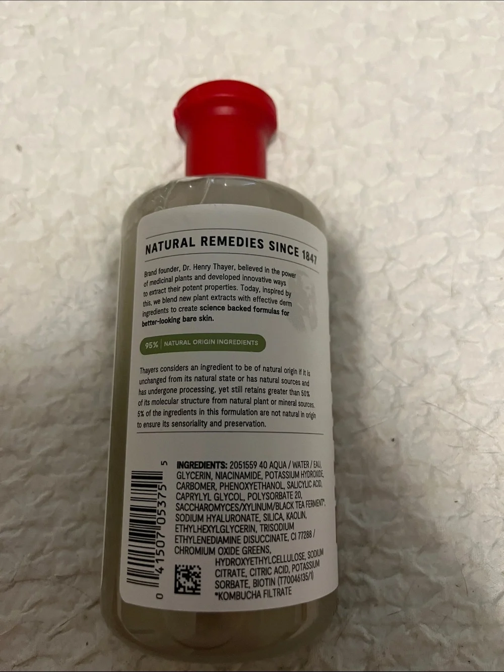 NWT Thayers Oil Balancing Jelly Toner